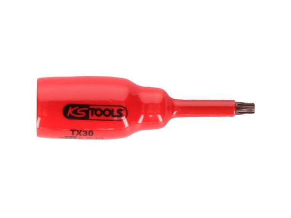 KS Tools 117.2435, Pistorasia, 1/2", 1 pää(t), Kromivanadiini-teräs, DIN 3120, ISO 1174, IEC 60900, 75 g