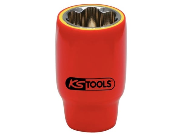 KS Tools 117.1210, Stikkontakt, 1/2", Metrisk, 1 hoder, 10 mm, Kromvanadiumstål