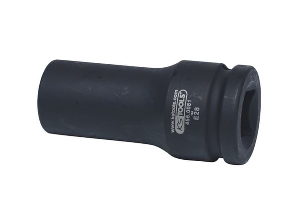 KS Tools 455.0081, Kraftpipe, 1 hoder, 3/4", Krom-molybden, 90 mm, ISO 1174, DIN 3121