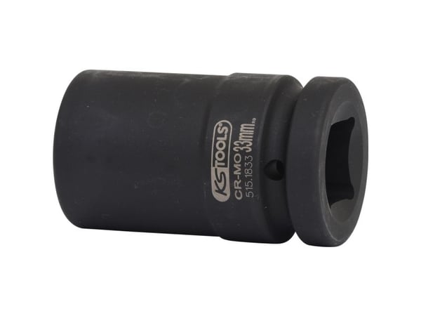 KS Tools 515.1833, Kraftpipe, Sort, 1 hoder, 1", Metrisk, 33 mm