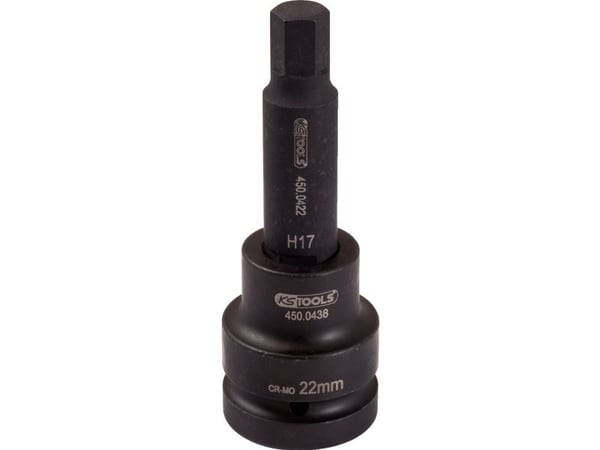 KS Tools 450.0464, Kraftpipe, 1 hoder, 3/4", Krom-molybden, 44 mm, 140 mm