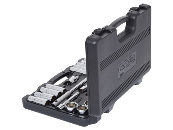 KS Tools 918.0830, Støpselsett, 1/2", Imperisk, 30 hoder, Kromvanadiumstål, 3,4 kg