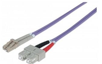Intellinet 751056, 5 m, OM4, LC, SC