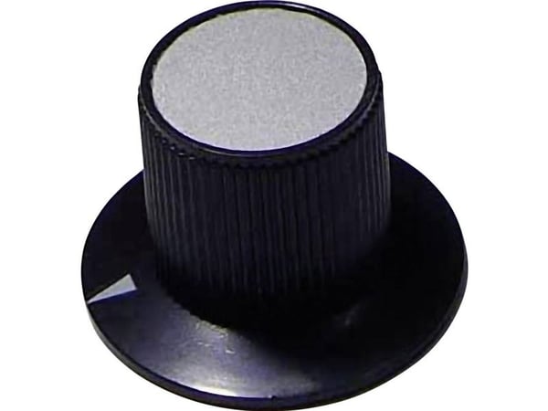 TRU COMPONENTS 29/17 Nuppi Musta (Ø x K) 29 mm x 20 mm 1 kpl
