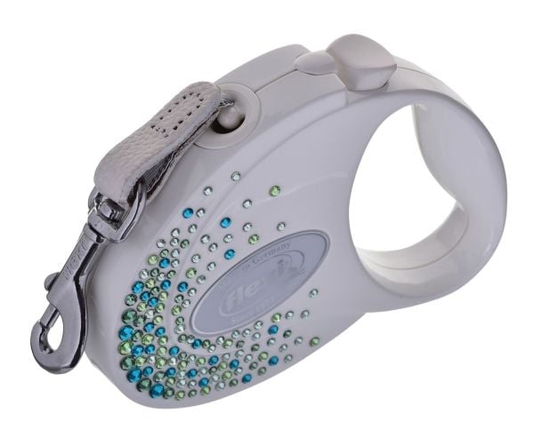 FLEXI Glam Splash Leaf, S STRIP 3m, valkoinen