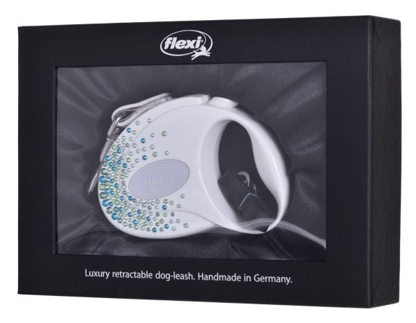 FLEXI Glam Splash Leaf, S STRIP 3m, valkoinen