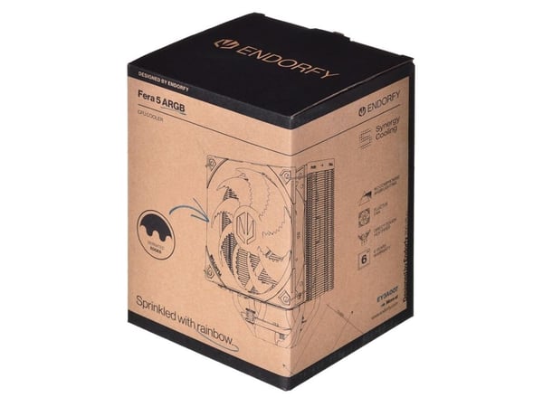 Endorfy Fera 5 ARGB - Processorkylare - (för: LGA775, LGA1156, AM2, AM2+, LGA1366, AM3, LGA1155, AM3+, FM1, FM2, LGA1150, FM2+, LGA2011-3, LGA1151,...