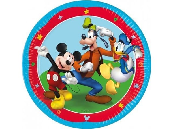 Mickey Mouse paptallerkner, 23 cm