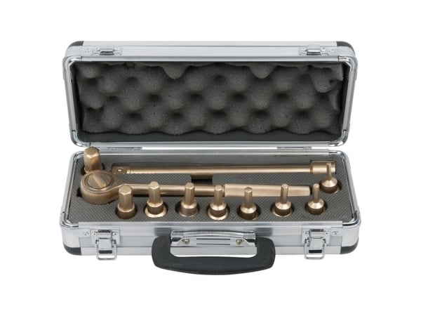KS Tools 963.1322, Uttag, 1/2", Metrisk, 1 huvuden, Aluminiumbrons, DIN 3120, ISO 1174, DIN 7422