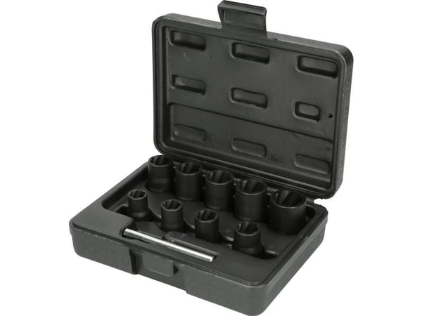KS Tools 913.3855, Avainsarja, 3/8", 10 päätä, kromimolybdeeniteräs, DIN 3120, ISO 1174, 660 g