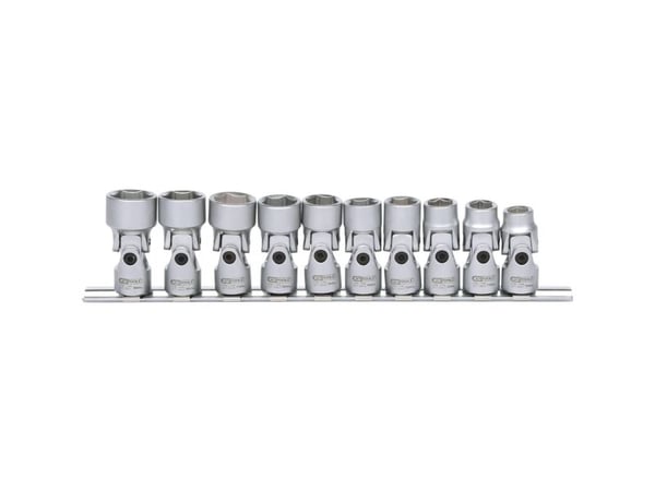 KS Tools 917.3940, Pistorasiasarja, 3/8", 10 pää(t), Kromivanadiini-teräs, DIN 3120, ISO 1174, 1,1 kg