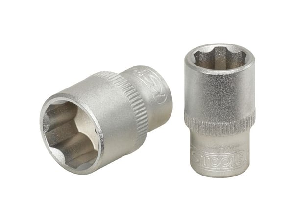 KS Tools 911.1411, Stikkontakt, 1/4", 1 hoder, 11 mm, Kromvanadiumstål, DIN 3120, ISO 1174, DIN 3124, ISO 2725