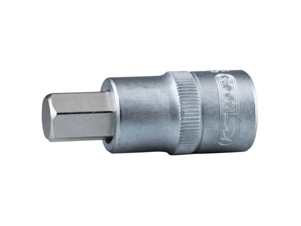KS Tools 911.1808, Stikkontakt, 1", 1 hoder, 22 mm, Kromvanadiumstål, DIN 3120, ISO 1174, DIN 7422