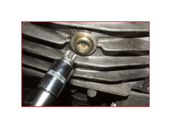 KS Tools 911.1348, Stikkontakt, 1 hoder, Kromvanadiumstål, DIN 3120, ISO 1174, 140 g