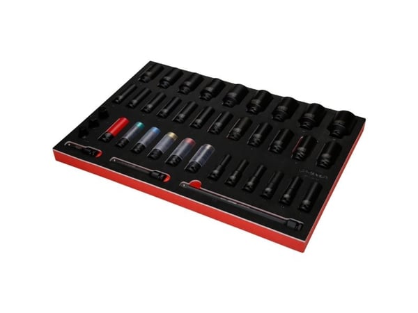 KS Tools 811.0039, Støpselsett, 39 hoder, 10,2 kg
