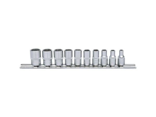 KS Tools 917.0625, Stikkontakt, 1/4", 1 hoder, Kromvanadiumstål, DIN 3120, ISO 1174, DIN 3124, ISO 2725