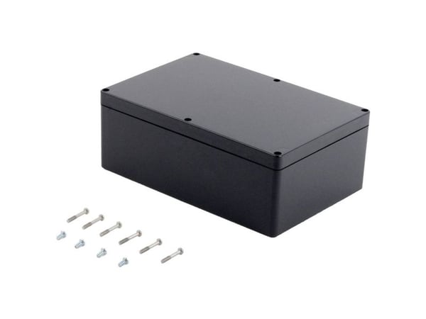 TRU COMPONENTS KST 2401 03240200.H industrikabinett 240 x 160 x 90 ABS skifergrå, 1 stk