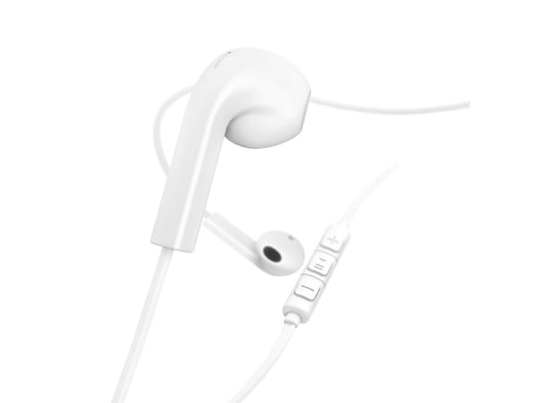 Hama Advance, Koblet med ledninger (ikke trådløs), Samtaler/musikk, 20 - 20000 Hz, 14 g, Hodesett, Hvit