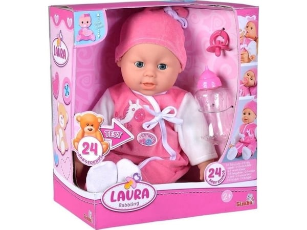 Simba docka Laura som sover/drömmer 38 cm Simba
