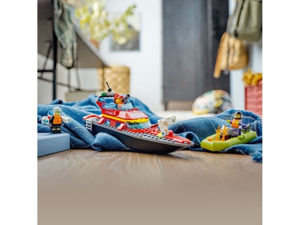 LEGO City 60373 Brannvesenets redningsbåt