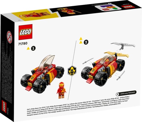 LEGO Ninjago 71780 Ninja Kais EVO-racerbil