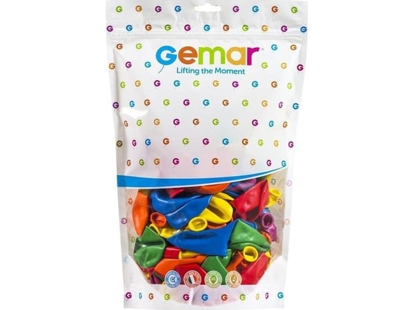 GoDan ballonger G120 pastel 13, 33 cm flerfarget 80/50 stk