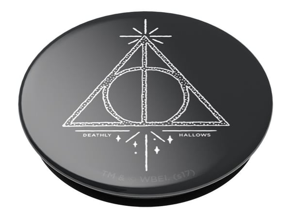 PopSockets PopGrip - Fingergrep/stativ for mobiltelefon - Deathly Hallows