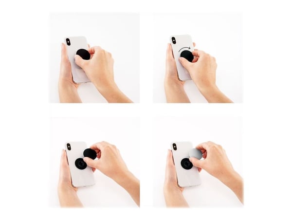 PopSockets PopGrip - Fingergrep/stativ for mobiltelefon - Deathly Hallows