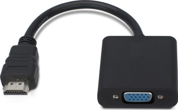 MicroConnect - Video adapter - HDMI hann til 15 pin D-Sub (DB-15) hunn - 15 cm - svart
