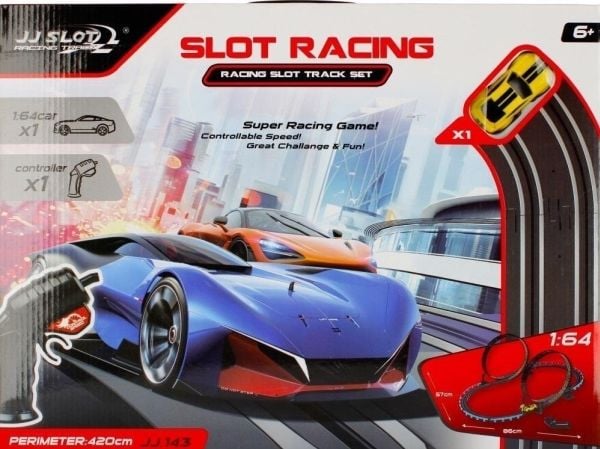 Fast Race Racerbane til børn 420 cm 1:64