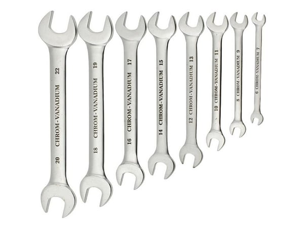 kwb 470300, Rustfritt stål, Rustfritt stål, 6,7,8,9,10,11,12,13,14,15,16,17,18,19,20,22 mm, 8 stk