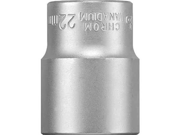 kwb 372322, Kraftpipe, Sølv, 1 hoder, 1/2", Metrisk/imperisk, 22 mm