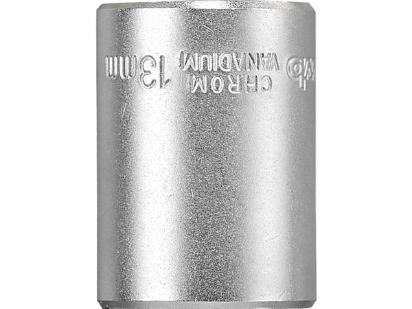 kwb 372113, 1 stykker, 25,4 / 4 mm (1 / 4"), 13 mm, Kromvanadiumstål, Grå