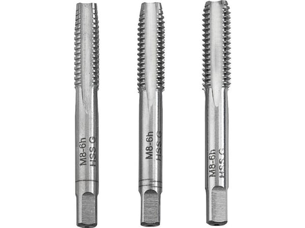 kwb 443312, Kierretappi, HSS-teräs, Harmaa, 3 kpl, Saksa, 75 mm