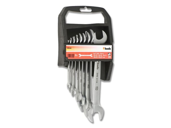kwb 470300, Rustfritt stål, Rustfritt stål, 6,7,8,9,10,11,12,13,14,15,16,17,18,19,20,22 mm, 8 stk