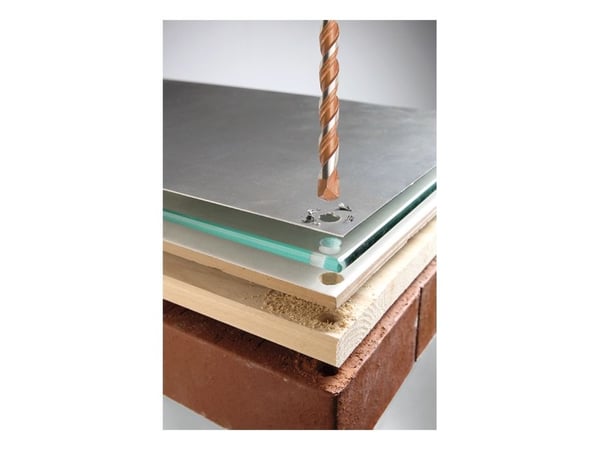kwb 266612, Rotasjons hammer, 1,2 cm, 160 mm, Akryl glass, Betong, Glass, Granitt, Marmor, Plast, Rustfritt stål, Stein, Tre, 11 cm, SDS Plus