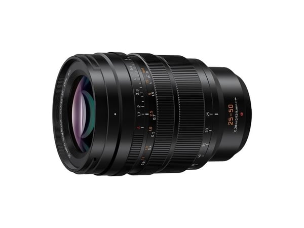 Panasonic H-X2550E, Telefoto-zoom, 16/11, 25 - 50 mm, Micro Four Thirds (MFT), Auto-fokus