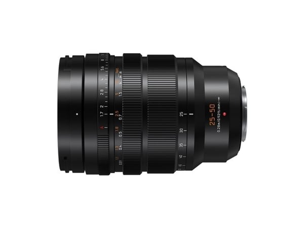 Panasonic H-X2550E, Telefoto-zoom, 16/11, 25 - 50 mm, Micro Four Thirds (MFT), Auto-fokus