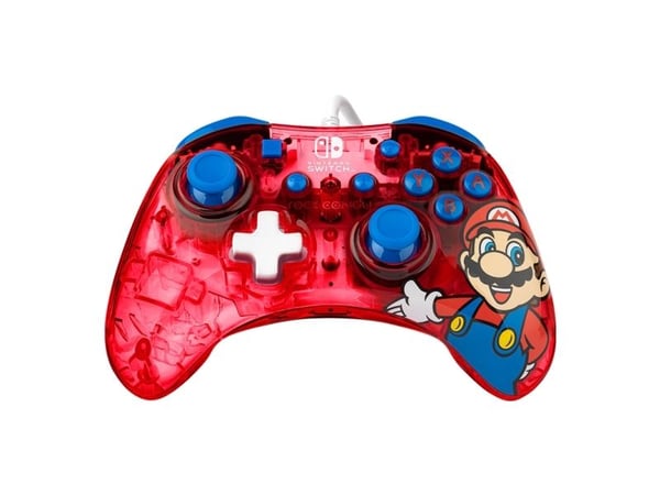 PDP Rock Candy: Mario Punch, Pad-ohjain, Nintendo Switch, Nintendo Switch Lite, Nintendo Switch OLED, D-pad, Valikkopainike, Analoginen/Digitaaline...