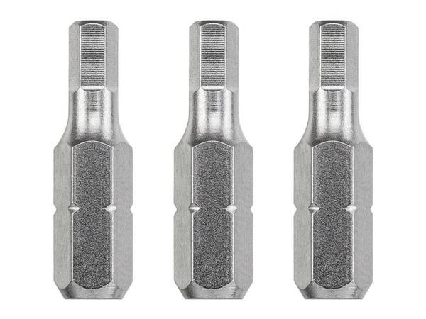 kwb 49121402, 3 stk, heksadesimal (metrisk), 2,5 mm, 25 mm