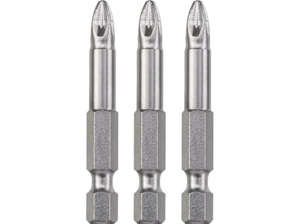 kwb 121153, 3 stykker, Pozidriv, PZ 3, Stål, 50 mm, 25,4 / 4 mm (1 / 4")