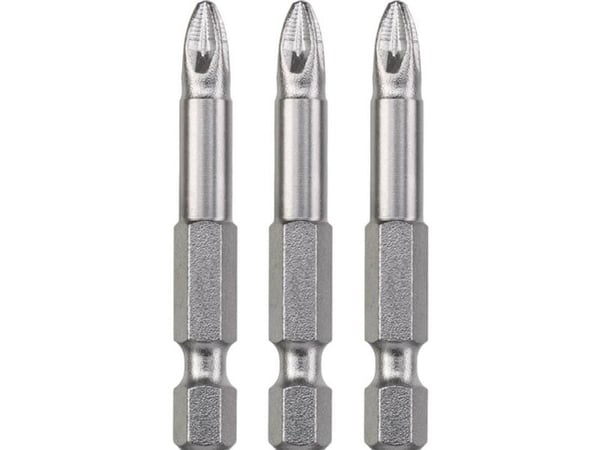 kwb 121151, 3 stykker, Pozidriv, PZ 1, Stål, 50 mm, 25,4 / 4 mm (1 / 4")
