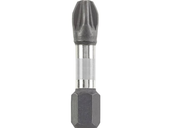 kwb 127102, 1 stykker, Pozidriv, PZ 2, Rustfritt stål, 30 mm, 25,4 / 4 mm (1 / 4")