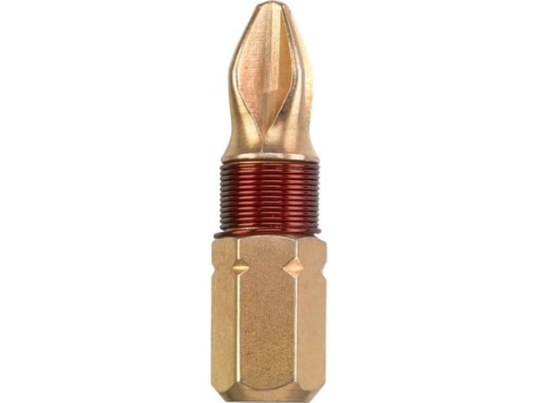 kwb 126003, 1 stykker, Philips, PH 3, Rustfritt stål, 25 mm, 25,4 / 4 mm (1 / 4")