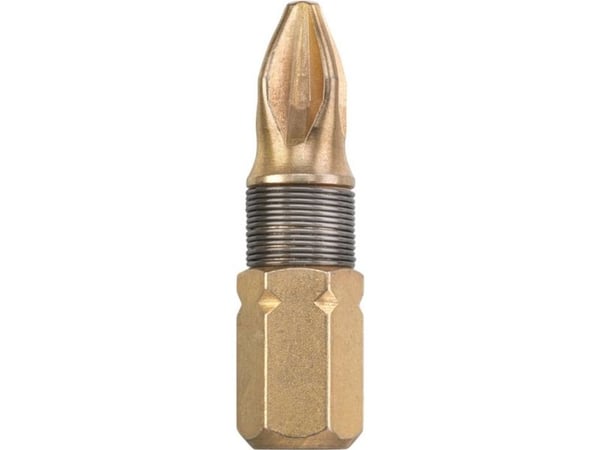 kwb 126101, 1 stykker, Pozidriv, PZ 1, Rustfritt stål, 25 mm, 25,4 / 4 mm (1 / 4")