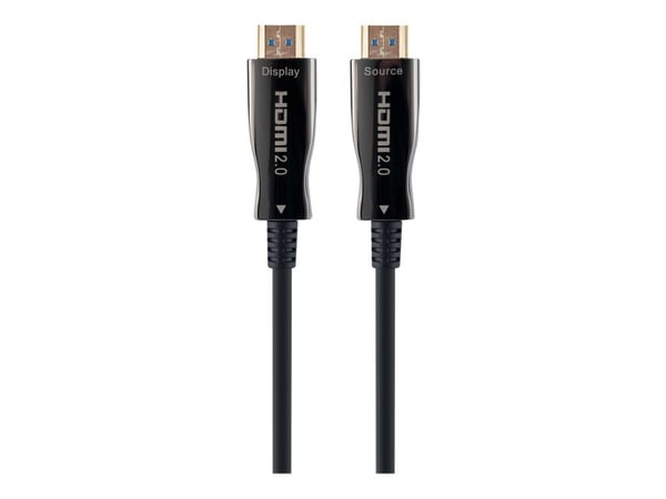 Cablexpert - High Speed - HDMI-kabel med Ethernet - HDMI hann til HDMI hann - 30 m - fiberoptisk - Active Optical Cable (AOC)