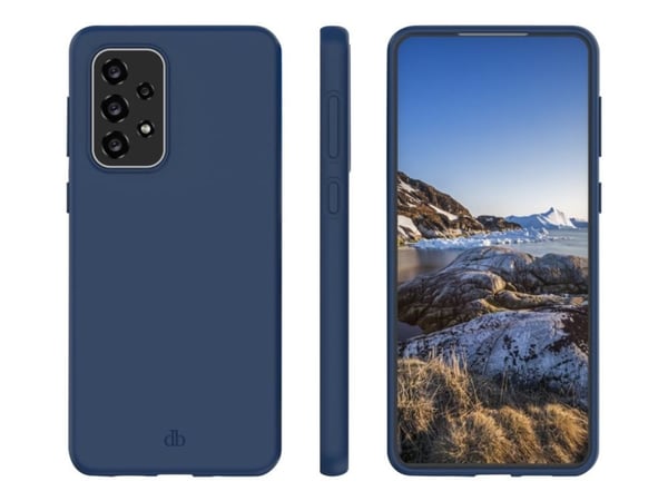 dbramante1928 Greenland - Baksidesskydd för mobiltelefon - 100 % återvinningsbart plast - havsblå - för Samsung Galaxy A33 5G