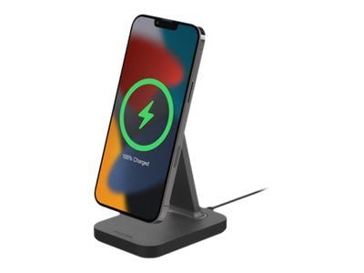 mophie snap+ - Trådløst ladestativ - 15 watt - svart - Europa (unntatt Irland)