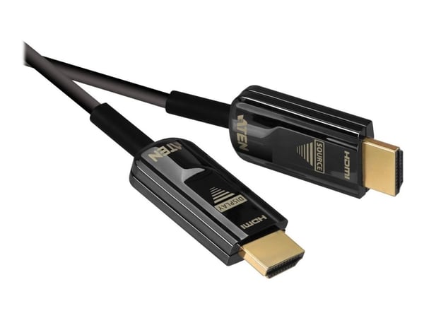 ATEN VanCryst VE781020 - HDMI-kaapeli - HDMI han til HDMI han - 20 m - hybridi kobber/fibertoptik - lajittelu - 4K-tuki, aktiivinen optinen kaapeli...