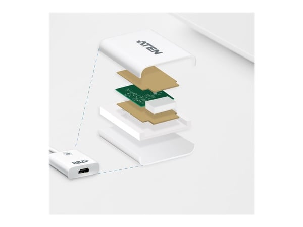 ATEN VC986 DisplayPort to 4K HDMI Active Adapter - Videokonverter - DisplayPort - HDMI - for VanCryst VB905